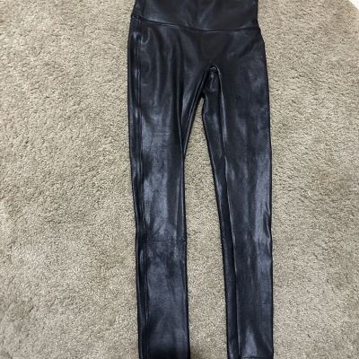 Spanx Leather Leggings for Women Size M Black